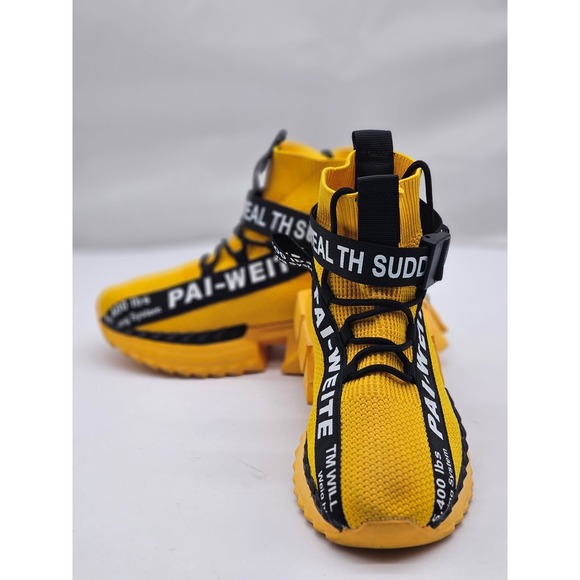 PAI-WEITE Shoes - PAI-WEITE Shoes Size 39  Chinese Yellow Black Weight Securing System Unisex